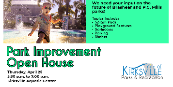 Image of Parks Department to host open house for park improvements
