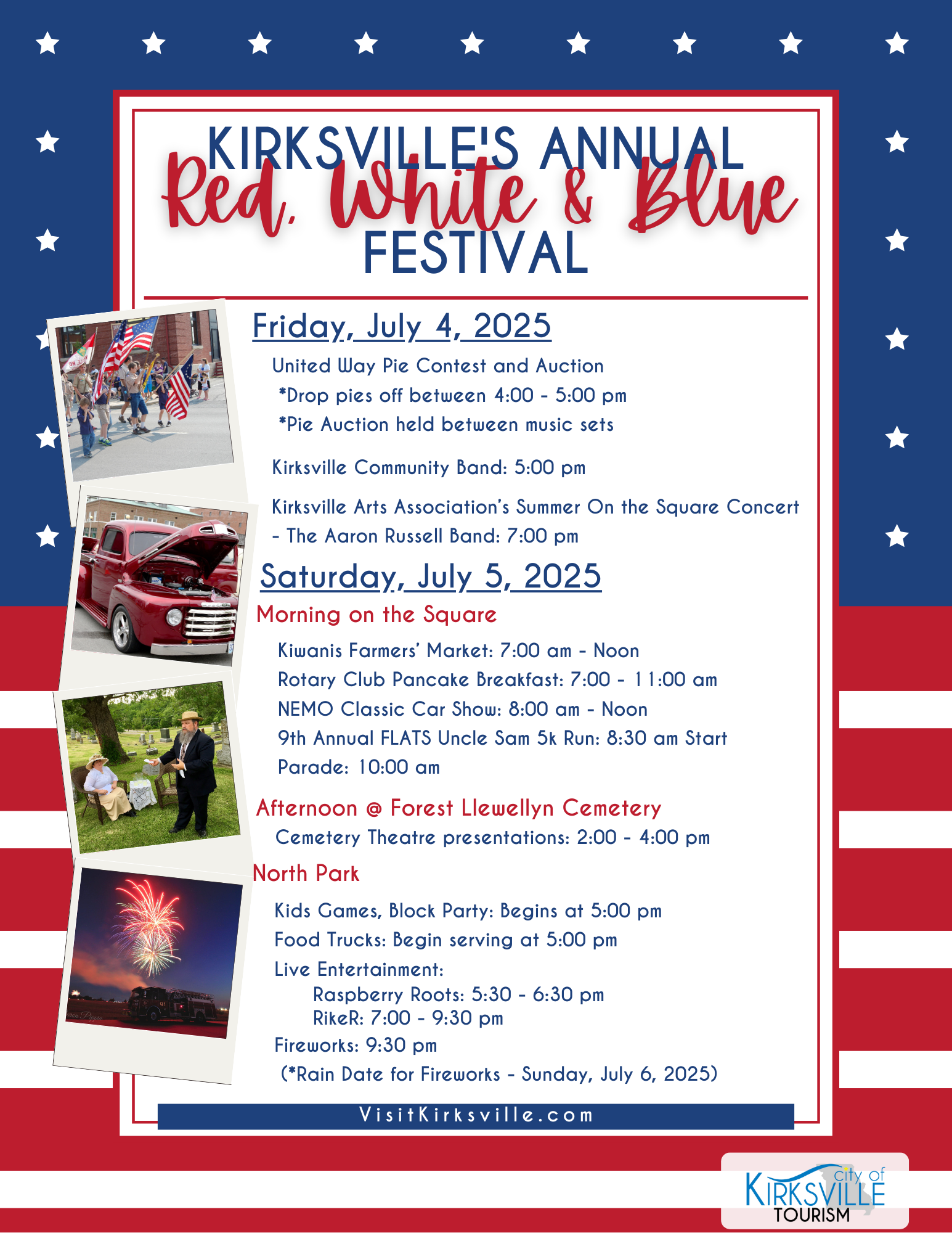 Check more about Red, White and Blue Festival