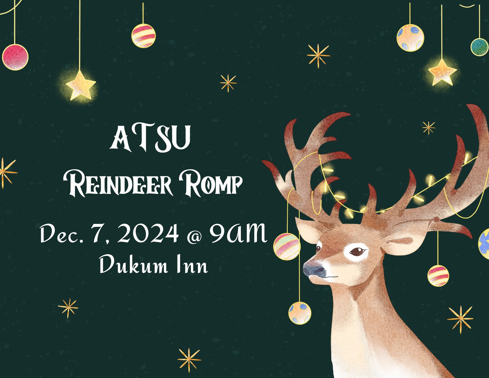 Check more about ATSU Reindeer Romp Run/Walk